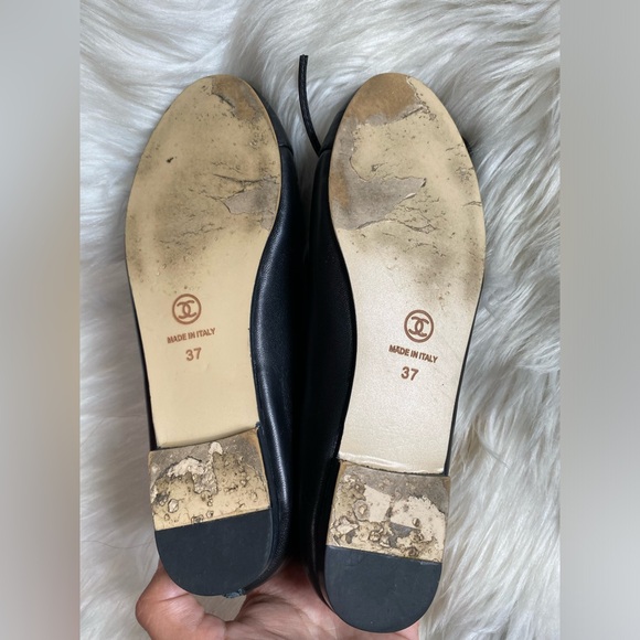 Flats womens bailarinas size 37 6.5 black color - Picture 3 of 8